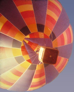 An Adams takes to the skies at the 1980 Balloon Fiesta