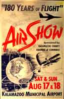 Dick's signed poster from the 1963 Kalamazoo Air Show