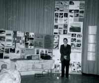 Dick entered an extensive LTA exhibit in his high-school science fair
